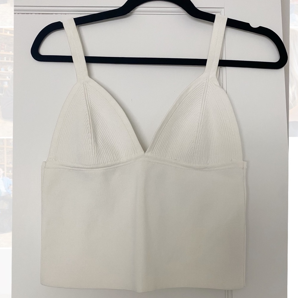 Zara Form Fitting Knit Tank Top